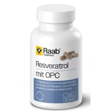 Resveratrol si OPC 500mg 90 capsule 45g Raab