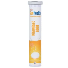 Vitamina C 1000mg Sun Health, 20 comprimate efervescente, Sun Wave Pharma