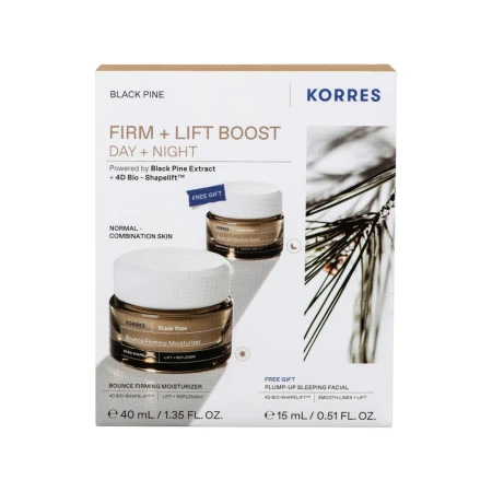 Set BlackPine Crema de zi 40ml + Crema de noapte 15ml, Korres