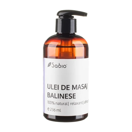 Ulei de masaj balinese, 236ml, Sabio