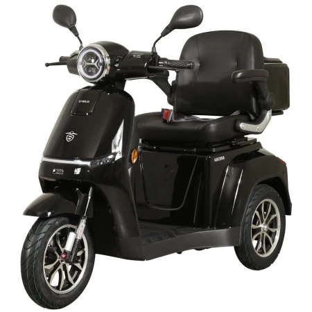 Samus Triciclu electric, tricicleta, Samus Arizona-3R1-10T1000-60V20 Black, 10 inch, motor 1000 W, acumulator 60V 20Ah, viteza maxima 25 km/h, autonomie 50 km, sarcina maxima 105 kg, Negru