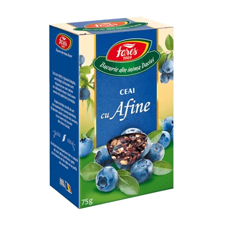 Ceai cu afine, 75g, Fares
