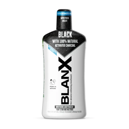 Apa de gura cu carbune activ, 500ml, BlanX