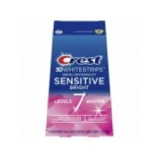 Benzi Albire Dinti, Crest Whitestrips 3D Sensitive Bright, pentru Dinti Sensibili, 8% Concentratie, Tratament 14 Zile, 28 benzi