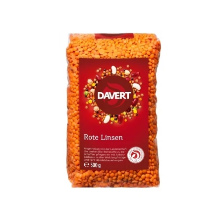 Linte rosie bio 500g DAVERT