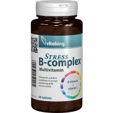 Stress B complex cu vitamina C, 60 comprimate, Vitaking