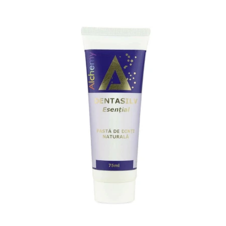 Pasta de dinti multiplu efect, DentaSilv Esential, 75 ml - Pure Alchemy