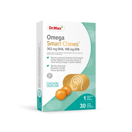 Dr. Max Omega Smart Chews, 30 jeleuri