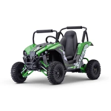 UTV electric pentru copii NITRO GoKid Savana 1200W 48V cu diferential, culoare Verde