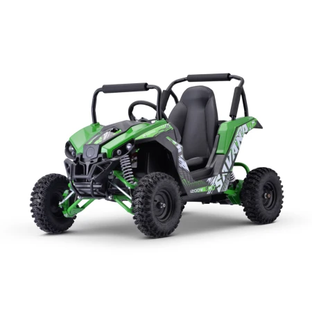 UTV electric pentru copii NITRO GoKid Savana 1200W 48V cu diferential, culoare Verde