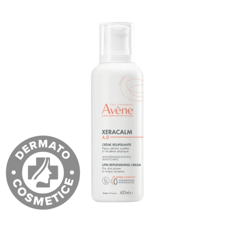 Crema relipidanta pielea uscata cu tendinta atopica XeraCalm A.D., 400ml, Avene