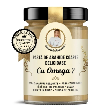 Pasta de arahide cu Omega 7, 350g, Laboratoarele Remedia