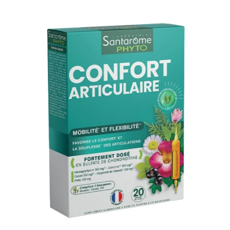 Confort Articulaire, 20 fiole, Santarome