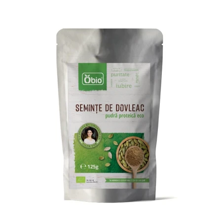 Pudra proteica din seminte de dovleac bio, 125g - Obio