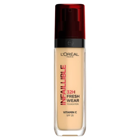 Fond de ten rezistent la transfer Infaillible 32H Fresh Wear 120 Cald, 30ml, L'Oreal Paris