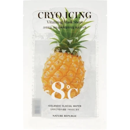 Masca tip servetel revitalizanta cu ananas Cryo Icing, 27ml, Nature Replublic