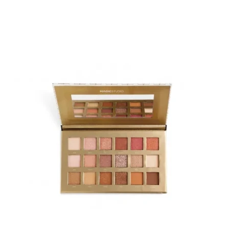 Paleta de farduri pentru pleoape Diamond cu 18 culori 3974, 18 x 1.3g, Magic Studio