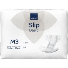 Scutece pentru adulti Slip Basic M3 cu absorbtie 2900ml, 24 bucati, Abena
