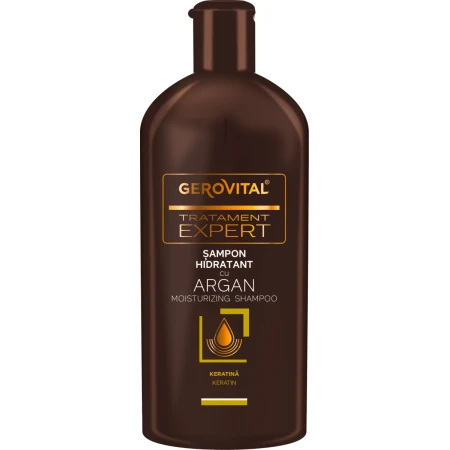 Sampon hidratant cu Argan Tratament Expert, 250ml, Gerovital