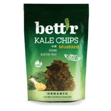 Chips din kale cu mustar raw bio 30g Bettr