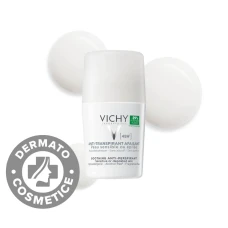 Deodorat roll-on fara parfum pentru piele sensibila 48h, 50ml, Vichy