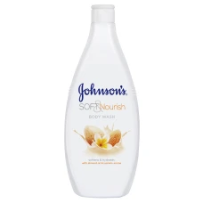 Gel de dus cu ulei de migdale si aroma de iasomie Soft & Nourish, 750ml, Johnson&Johson