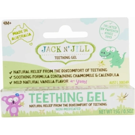 Gel calmant natural pentru eruptii dentare pentru bebelusi de la +4 luni, 15g, Jack N' Jill Kids