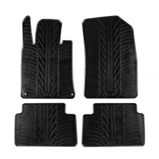 Covorase auto negre din cauciuc pentru PEUGEOT 508 I 2011-2018 Gledring