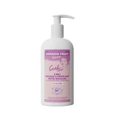 Masca balsam 2 in 1 pentru par ondulat sau cret cu Ulei de cocos organic si Unt de shea, 300ml, Energie Fruit