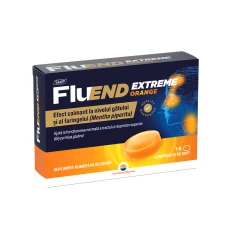 Fluend Extreme cu aroma de portocala, 16 comprimate, Sun Wave Pharma