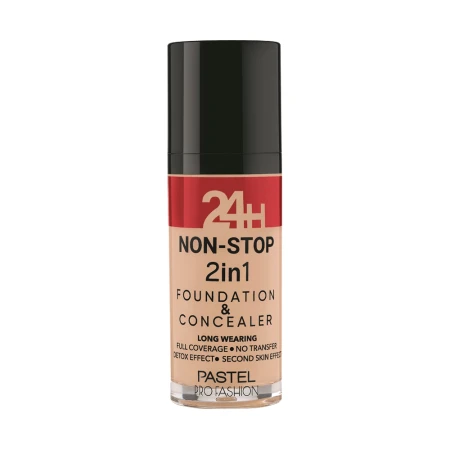 Fond de ten si corector 2in1 24h Profashion No. 602 Light Porcelain, 30ml, Pastel
