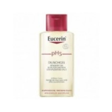 Gel de Dus, Eucerin, pH5, Hidrateaza si Repara Pielea Uscata, cu Dexpantenol, Fara Sapun, 200ml