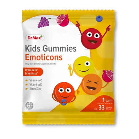 Dr. Max Kids Gummies Emoticons, 33 jeleuri