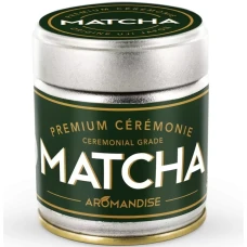 Ceai matcha premium grad ceremonial, bio, 30g, Aromandise