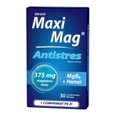 MaxiMag Antistres 375 mg, 30 comprimate, Zdrovit