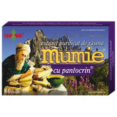 Extract purificat de rasina mumie cu pantocrin, 60tablete, Damar Trading