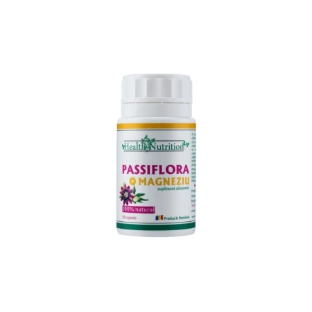 Passiflora cu Magneziu, 90cps - Health Nutrition