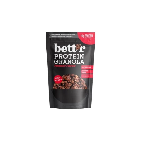 Granola proteica cu alune si cacao bio 300g Bettr