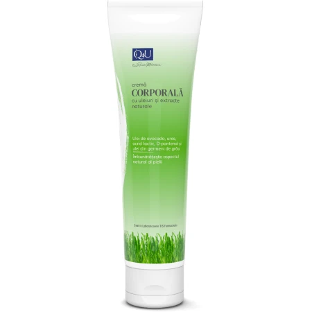Crema corporala cu ulei de avocado Q4U, 150ml, Tis Farmaceutic
