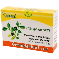 Gemoderivat din muguri si mladite de afin, 30monodoze, Hofigal