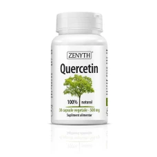 Quercetin, 500 miligrame , 30 capsule, Zenyth