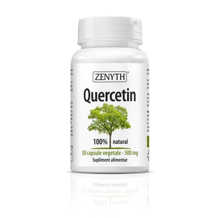 Quercetin, 500 miligrame , 30 capsule, Zenyth
