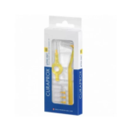 Set Periute Interdentare, Curaprox,CPS Prime Start, 09, Curatare Delicata si in Profunzime, 0.9mm, Maner Inclus, 5 buc