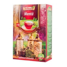 Ceai menta frunze, 50grame, AdNatura