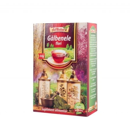 Ceai galbenele flori, 50grame, AdNatura