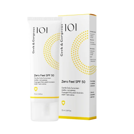 Lotiune cu protectie solara SPF50 Zero Feel, 75ml, Geek&Gorgeous