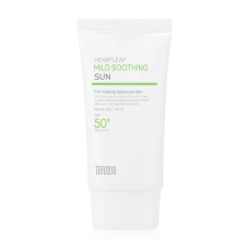 Crema cu protectie solara SPF50+ Heartleaf Mild Soothing, 50g, Tenzero
