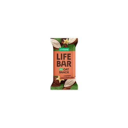 Baton de ovaz cu ciocolata bio 40g Lifebar