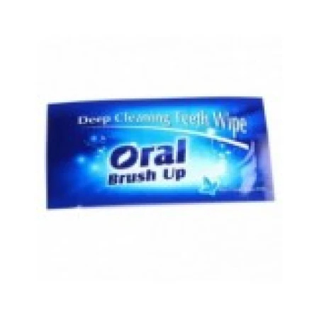 Servetel pentru Curatare Dinti, Glory Smile, Oral Brush Up, Multi-Protectie cu Fluor, 1 buc