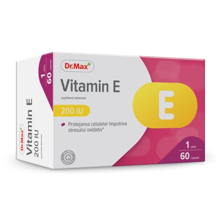 Dr. Max Vitamina E 200 UI, 60 capsule